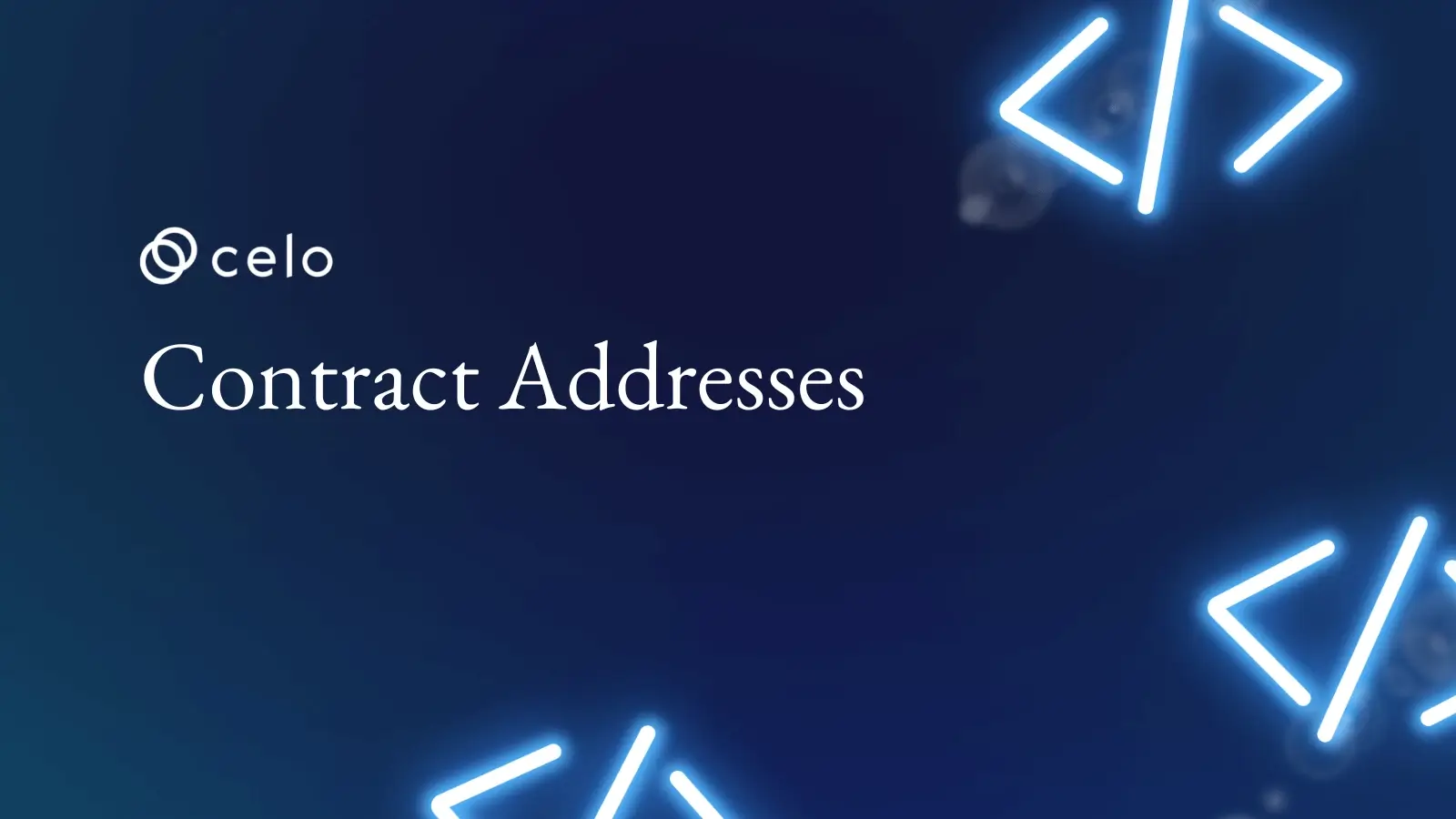 Contract Addresses