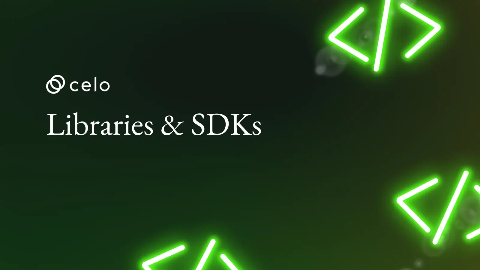 Libraries & SDKs