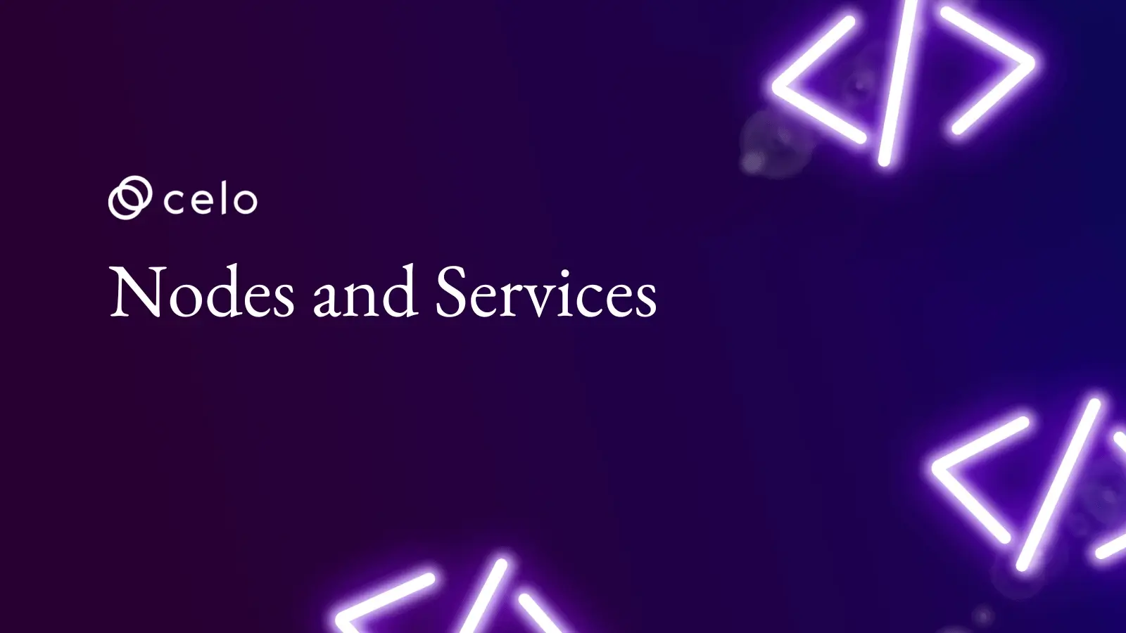 Nodes and Services