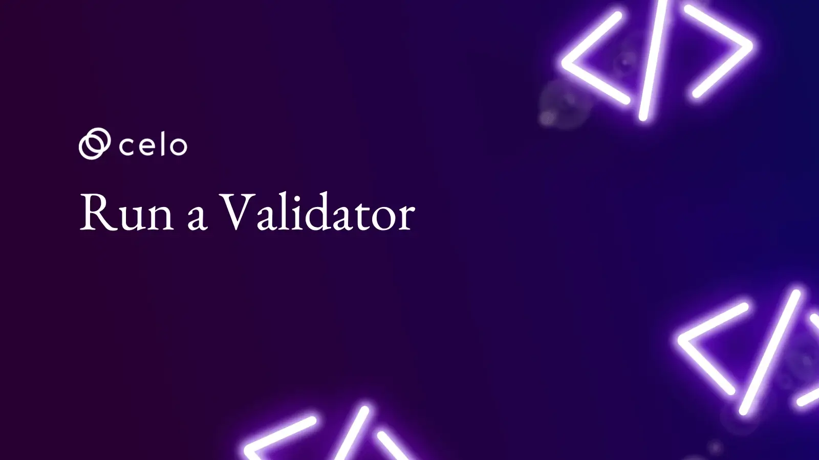 Run a Validator